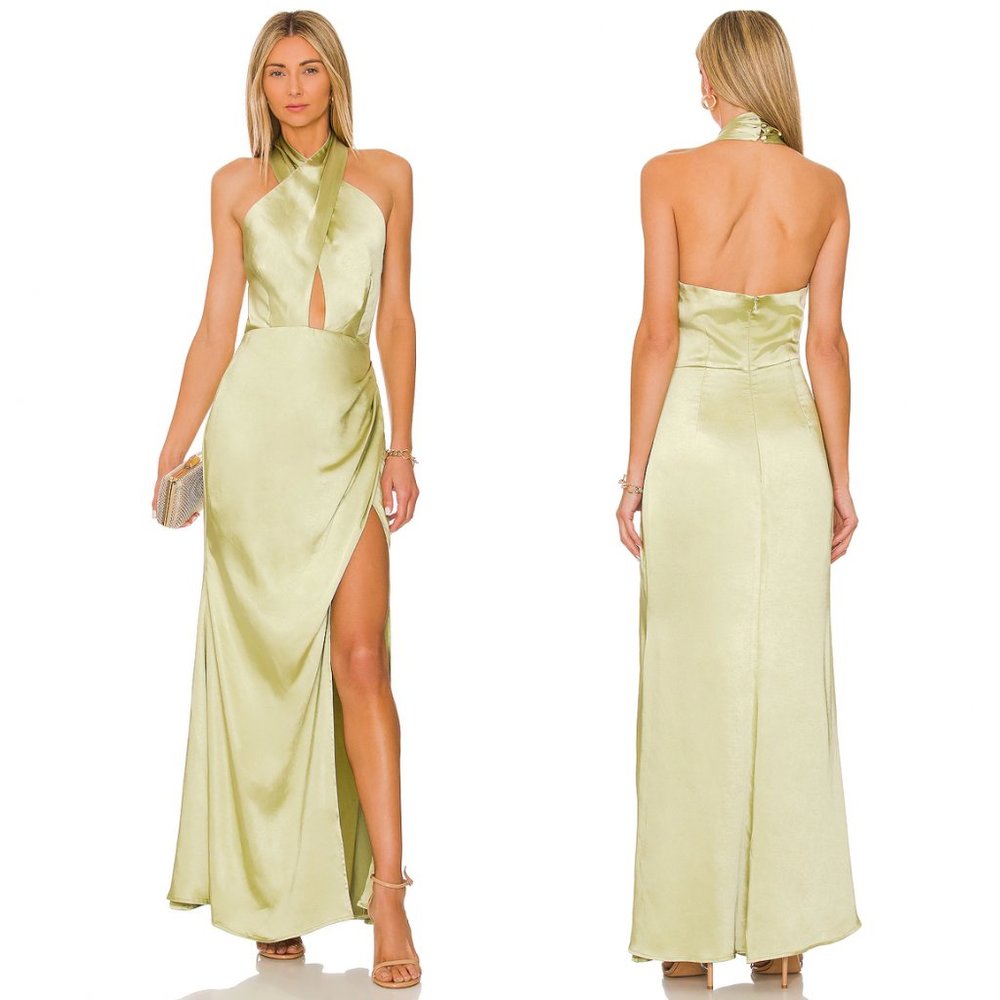 Elliatt Women's Maxi Dress in Light Green